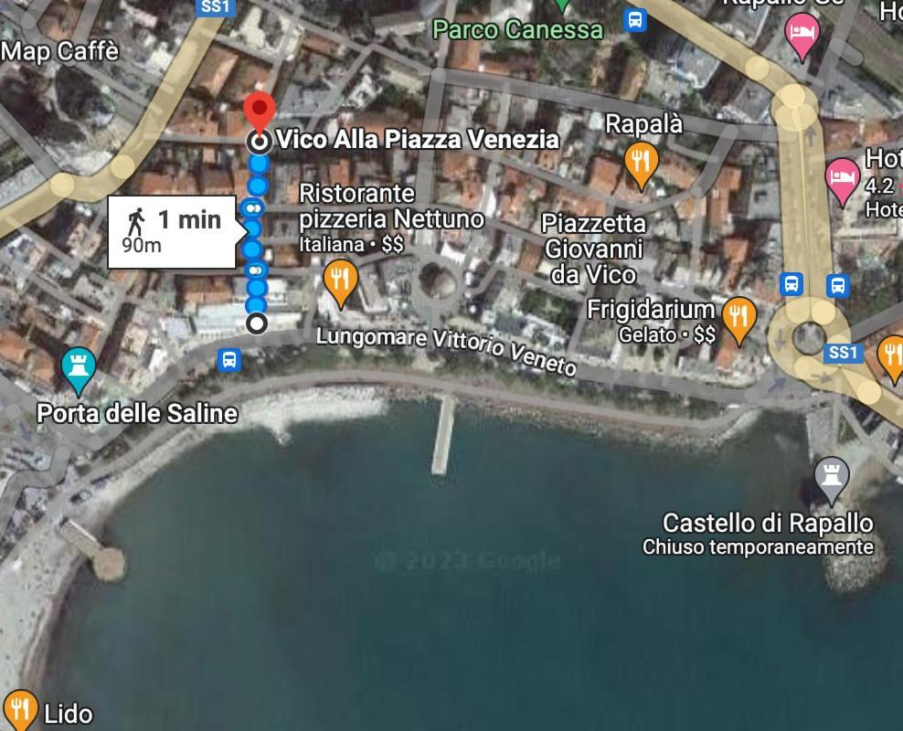 Casa Nandina In Centro Apartment Рапало Екстериор снимка